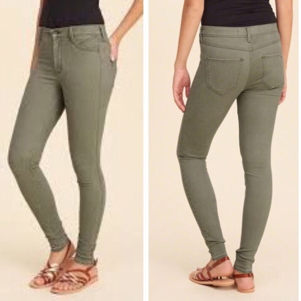 Hollister | Jean Leggings | Olive | Size: 26